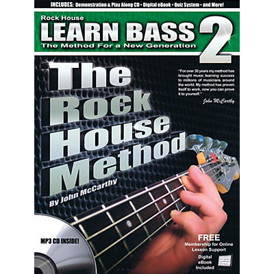 Rock House The Rock House Method - Learn Bass Guitar Book 2 (Book/CD)