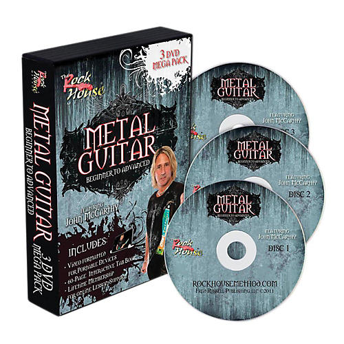 The Rock House Method Metal Guitar Mega Pack (3-DVD Set)
