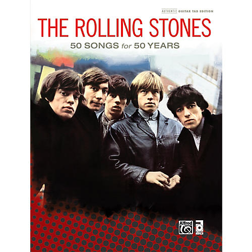 The Rolling Stones - 50 Songs for 50 Years Hardcover Guitar TAB Book