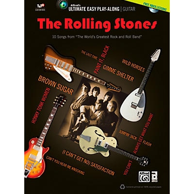 Alfred The Rolling Stones - Ultimate Easy Guitar Play-Along (Book & DVD)
