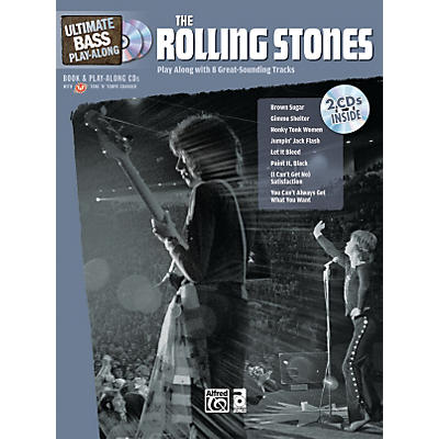 Alfred The Rolling Stones Ultimate Bass Play-Along (Book/2 CDs)