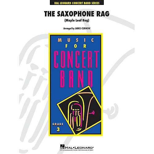 Hal Leonard The Saxophone Rag - Young Concert Band Level 3 by James Curnow