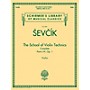 G. Schirmer The School of Violin Technics Complete, Op. 1 String Series Softcover