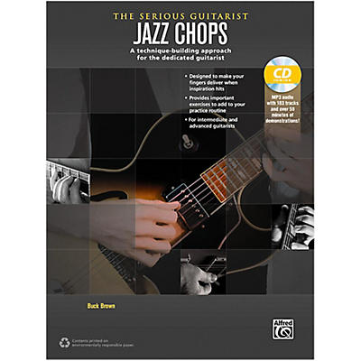 Alfred The Serious Guitarist Jazz Chops Book & CD