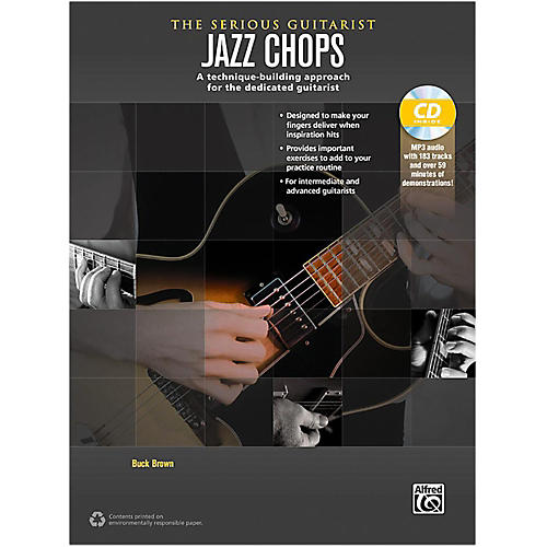 Alfred The Serious Guitarist Jazz Chops Book & CD