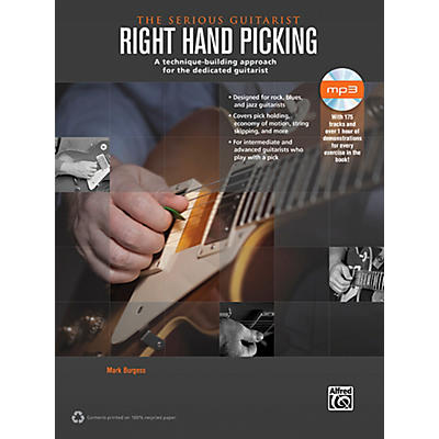 Alfred The Serious Guitarist: Right Hand Picking Book & CD
