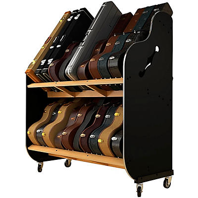 A&S Crafted Products The Session-Pro Double-Stack Mobile Case Rack