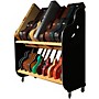 A&S Crafted Products The Session-Pro Double-Stack Mobile Guitar & Case Rack