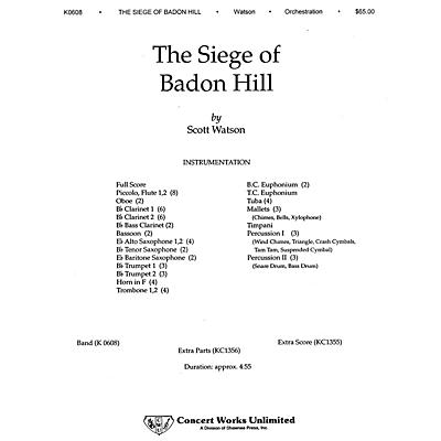 Hal Leonard The Siege of Badon Hill Concert Band Level 3 Composed by Scott Watson