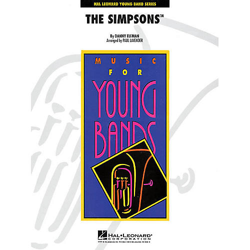 Hal Leonard The Simpsons - Young Concert Band Level 3 by Paul Lavender