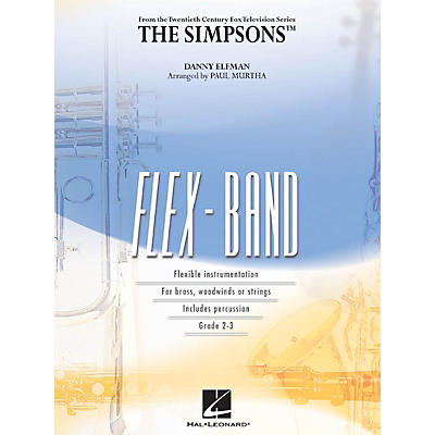 Hal Leonard The Simpsons Concert Band Level 2-3 Arranged by Paul Murtha