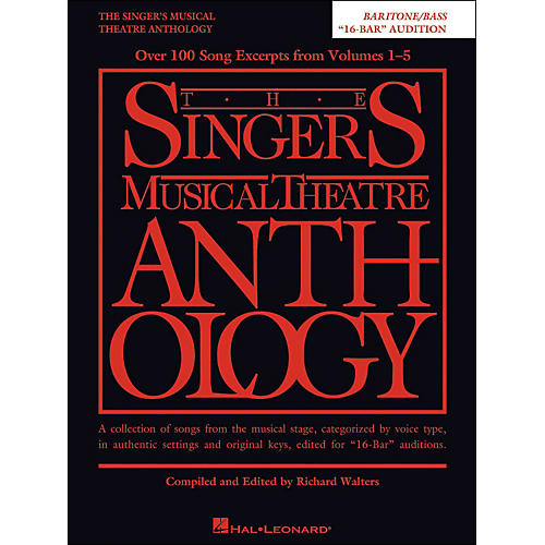 The Singer's Musical Theatre Anthology Baritone/Bass 16 Bar Audition