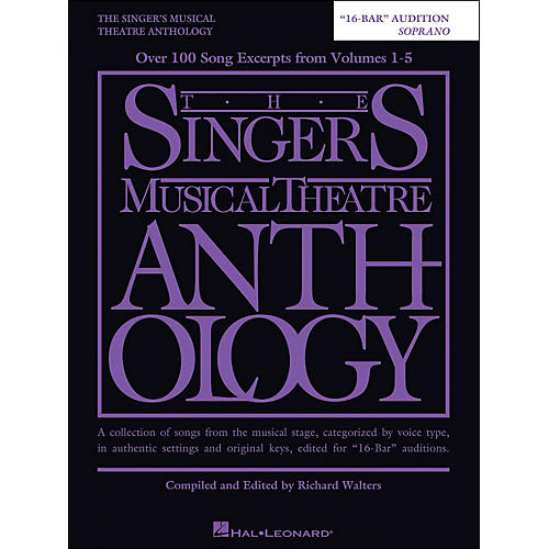 The Singer's Musical Theatre Anthology Soprano 16 Bar Audition