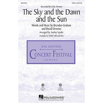 Hal Leonard The Sky and the Dawn and the Sun SAB by Celtic Woman Arranged by Audrey Snyder