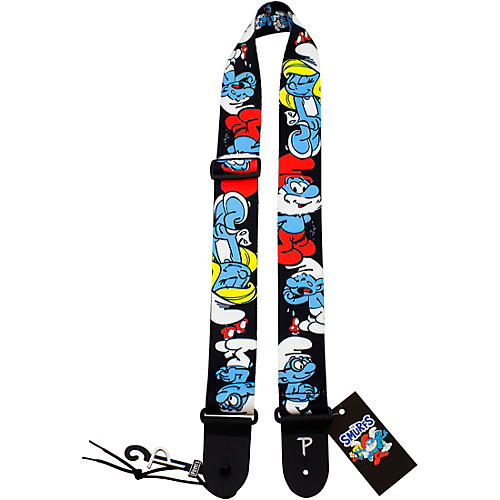 Perri's The Smurfs Polyester Guitar Strap 2 in.