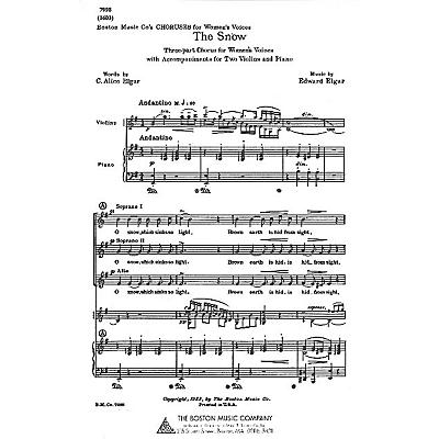 Boston Music The Snow SSA Composed by C. Alice Elgar