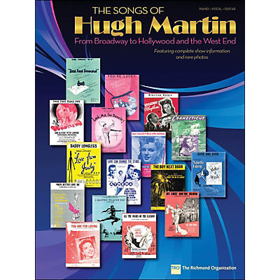 Hal Leonard The Songs Of Hugh Martin arranged for piano, vocal, and guitar (P/V/G)