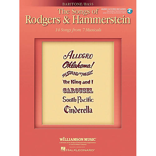 Hal Leonard The Songs Of Rodgers & Hammerstein for Baritone / Bass Voice