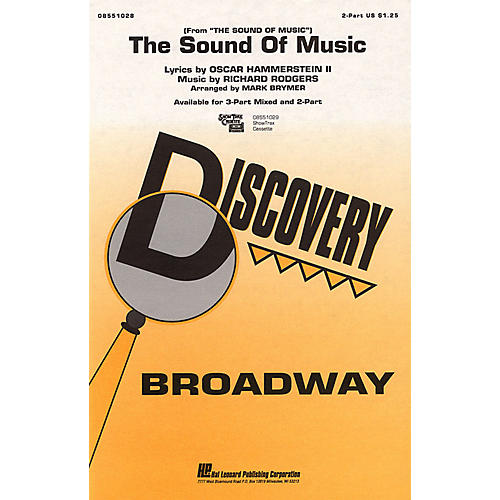 Hal Leonard The Sound of Music 2-Part arranged by Mark Brymer