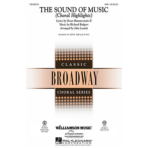 Williamson Music The Sound of Music (Choral Highlights) SAB by Julie Andrews arranged by John Leavitt