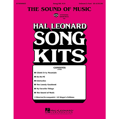 The Sound of Music (Song Kit #24) UNIS/2PT Arranged by Dick Averre