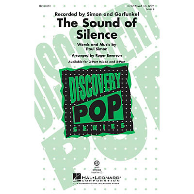 Hal Leonard The Sound of Silence (Discovery Level 2) VoiceTrax CD by Paul Simon Arranged by Roger Emerson