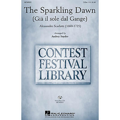 Hal Leonard The Sparkling Dawn (Gia il sole dal gange) 2-Part arranged by Audrey Snyder