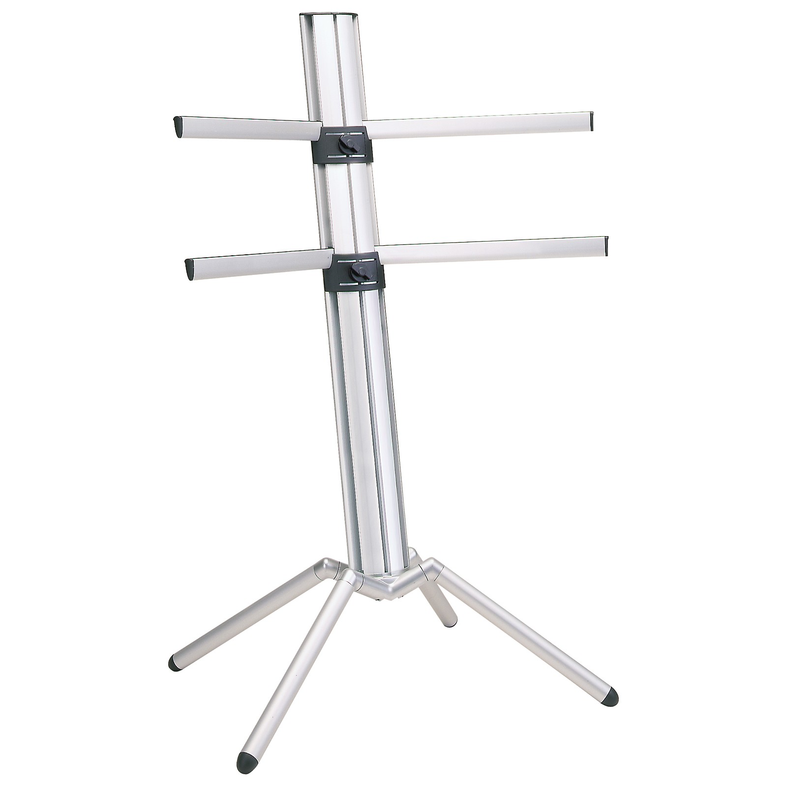 K M The Spider Double Tier Column Keyboard Stand Musician s Friend