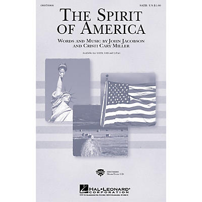 Hal Leonard The Spirit of America 2-Part Composed by Cristi Cary Miller, John Jacobson