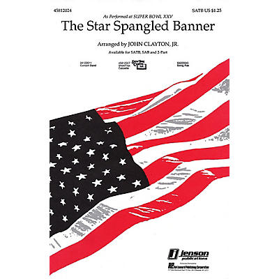 Hal Leonard The Star Spangled Banner 2-Part Arranged by John Clayton, Jr.