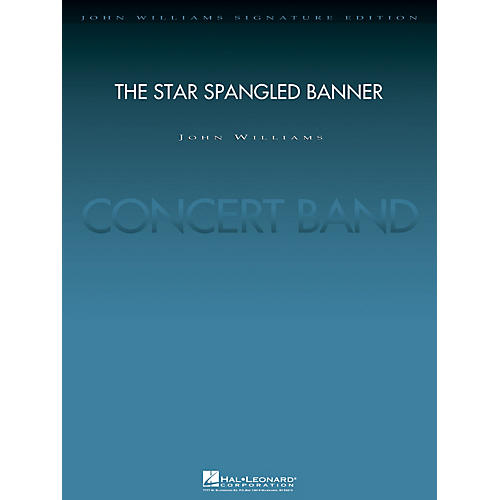 Hal Leonard The Star Spangled Banner (2004 Rose Bowl Edition Deluxe Score) Concert Band Level 5 by John Williams