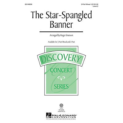 Hal Leonard The Star-Spangled Banner (Discovery Level 2) 3-Part Mixed arranged by Roger Emerson