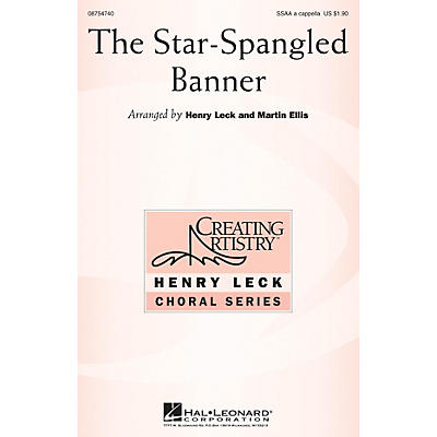 Hal Leonard The Star Spangled Banner SSAA A Cappella arranged by Henry Leck
