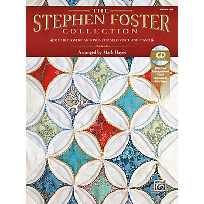 Alfred The Stephen Foster Collection Book & Acc CD Medium Low