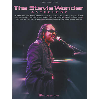 Hal Leonard The Stevie Wonder Anthology Piano, Vocal, Guitar Songbook