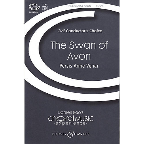 Boosey and Hawkes The Swan of Avon (CME Conductor's Choice) SATB composed by Persis Anne Vehar