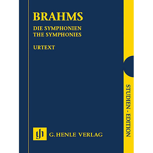 G. Henle Verlag The Symphonies Henle Study Scores Series Hardcover Composed by Johannes Brahms Edited by Michael Struck
