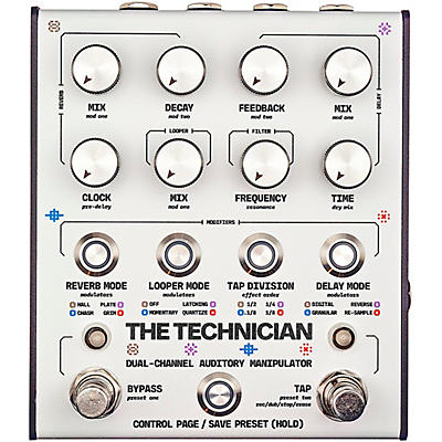 Matthews Effects The Technician Dual-Channel Audio Manipulator Effects Pedal