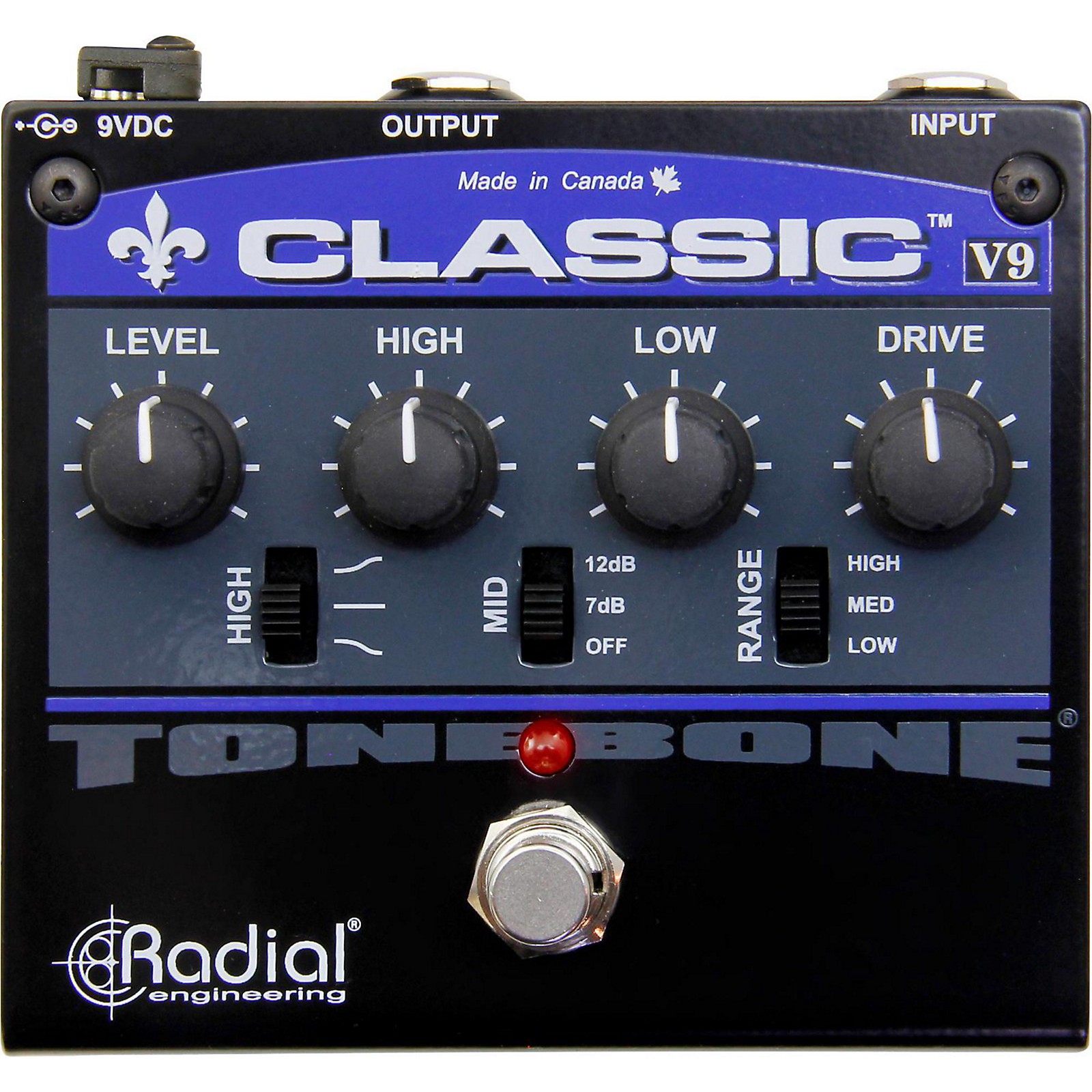 Radial Engineering The Tonebone ClassicV9 Distortion Pedal Musician