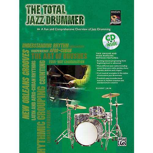 The Total Jazz Drummer Book and CD