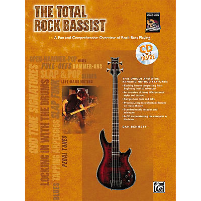 Alfred The Total Rock Bassist Book & CD