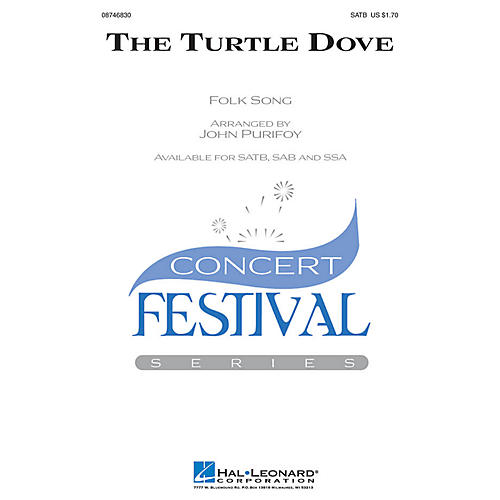 Hal Leonard The Turtle Dove SSA Arranged by John Purifoy