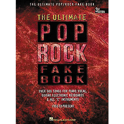 Hal Leonard The Ultimate Pop Rock Fake Book