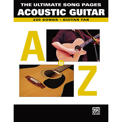 Alfred The Ultimate Song Pages Acoustic Guitar A To Z
