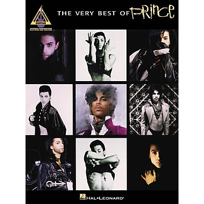 Hal Leonard The Very Best Of Prince Guitar Recorded Version Songbook