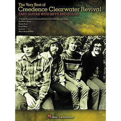 Hal Leonard The Very Best of Creedence Clearwater Revival - Easy Guitar with Tab Riffs and Solos