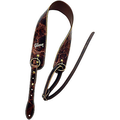 Gibson The Vintage Saddle Leather Guitar Strap
