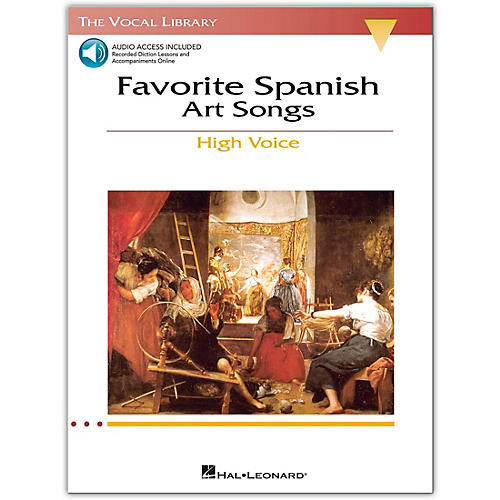 The Vocal Library Series: Favorite Spanish Art Songs for High Voice (Book/Online Audio)