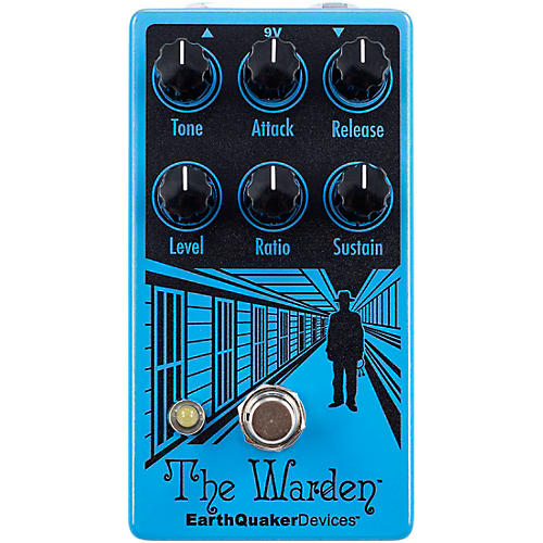 EarthQuaker Devices The Warden V2 Optical Compressor Effects Pedal Condition 1 - Mint