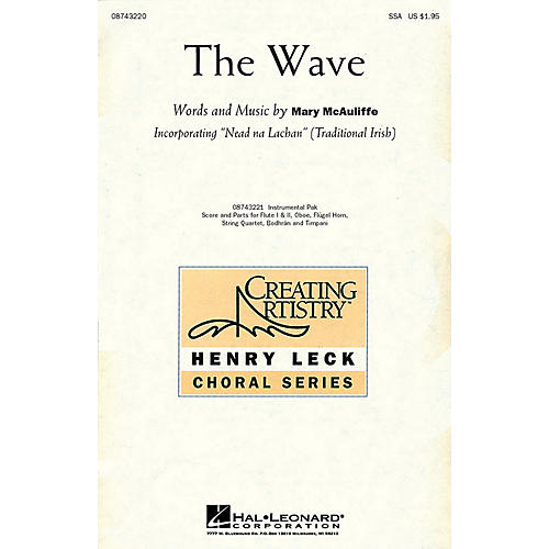 Hal Leonard The Wave IPAKS Composed by Mary McAuliffe
